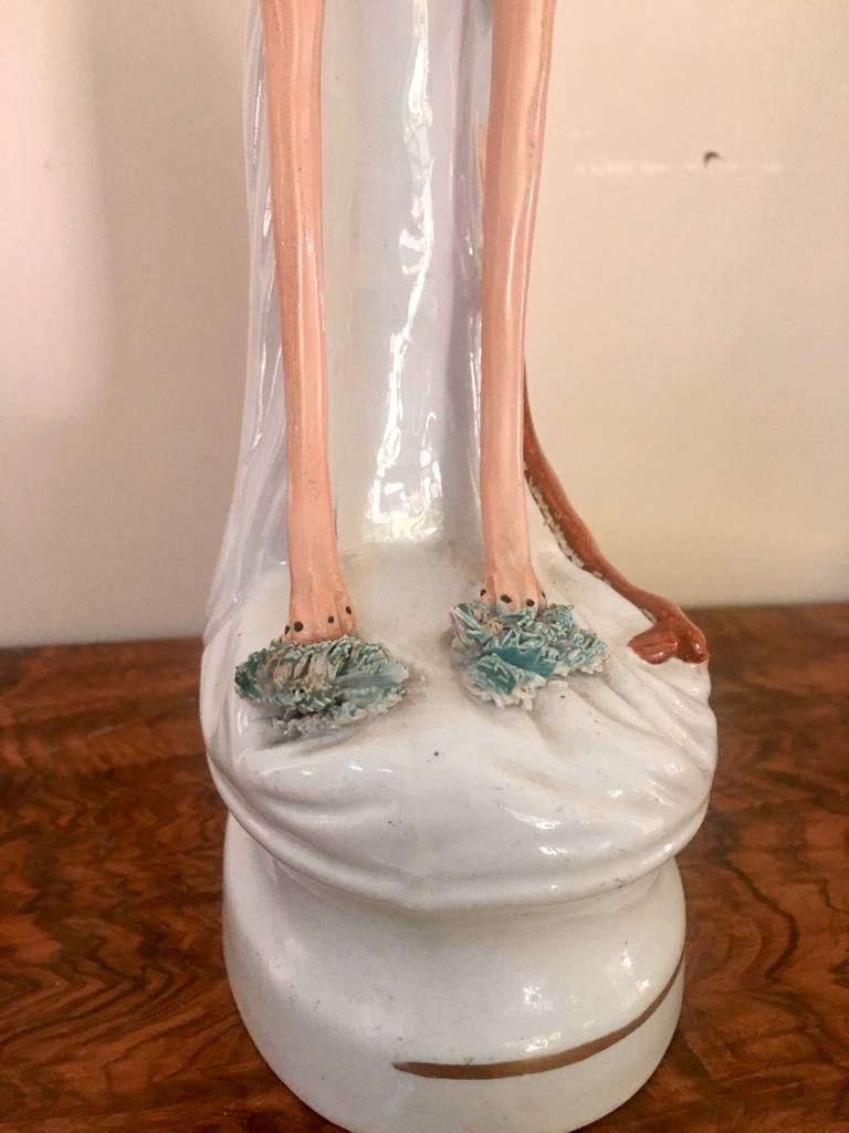 Fine Pair of Antique Staffordshire Greyhounds - Image 15